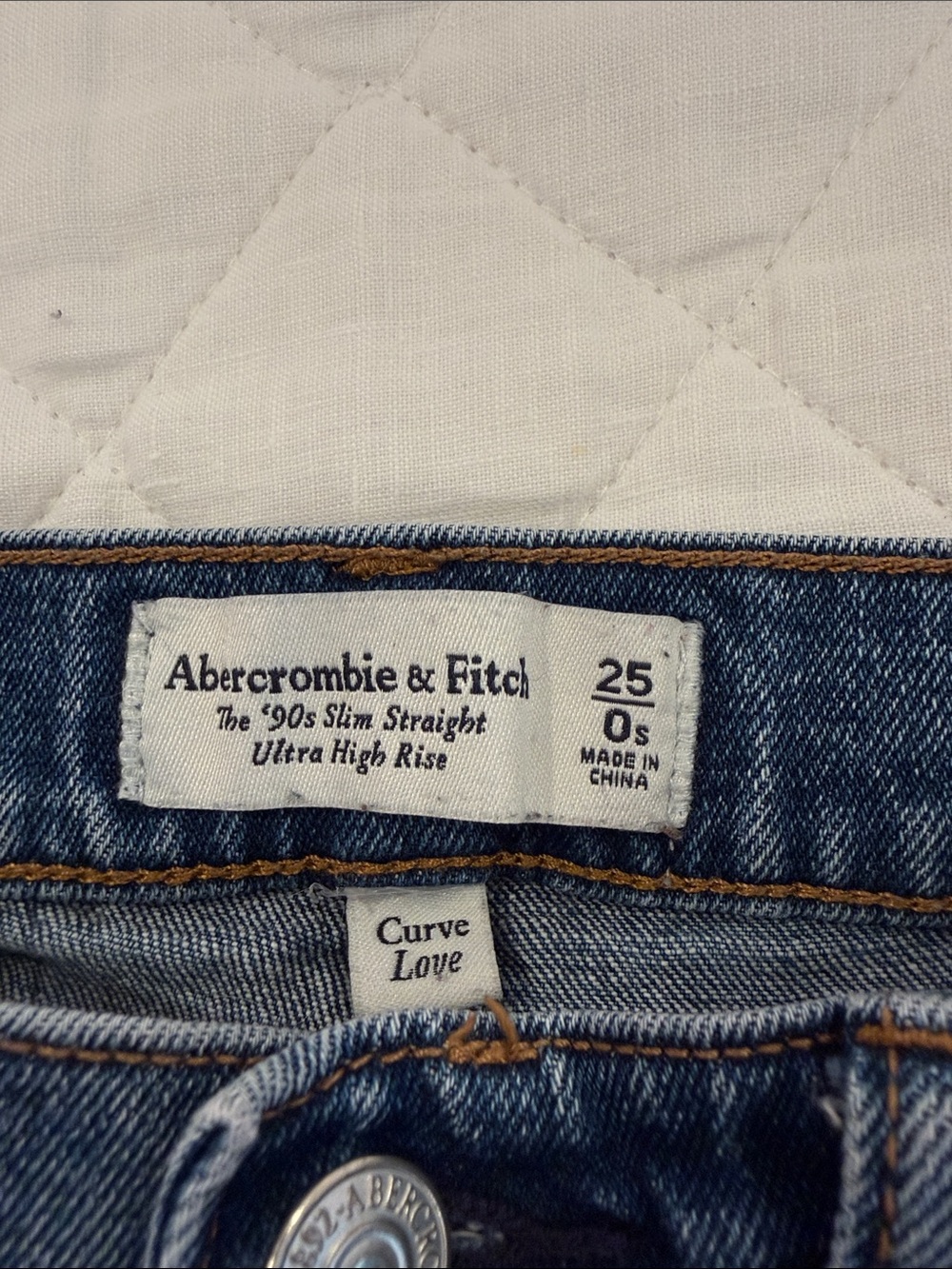 Abercrombie & Fitch Dark Blue Flare Jeans - Picture 3 of 3
